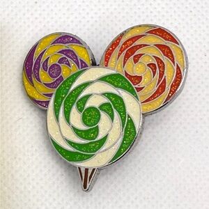 Mickey Mouse Lollipop Enamel Pin